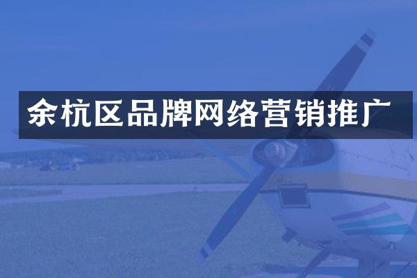 余杭区品牌网络营销推广
