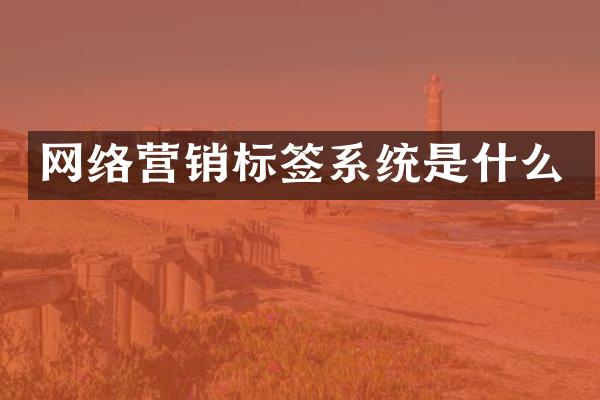 网络营销标签系统是什么
