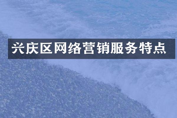 兴庆区网络营销服务特点