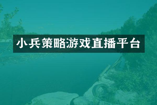 小兵策略游戏直播平台