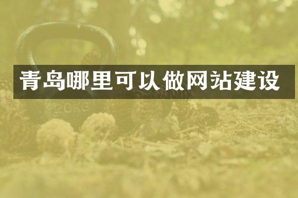 青岛哪里可以做网站建设