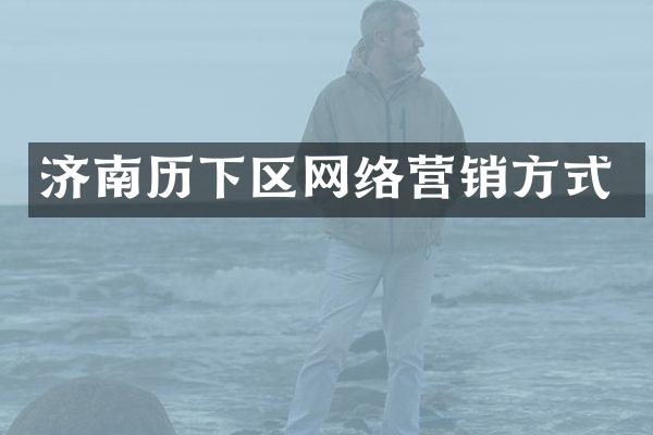 济南历下区网络营销方式