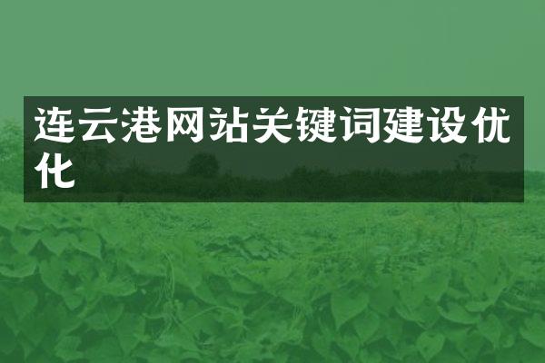 连云港网站关键词建设优化