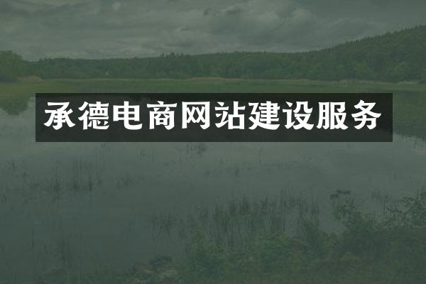 承德电商网站建设服务