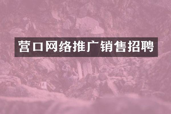 营口网络推广销售招聘
