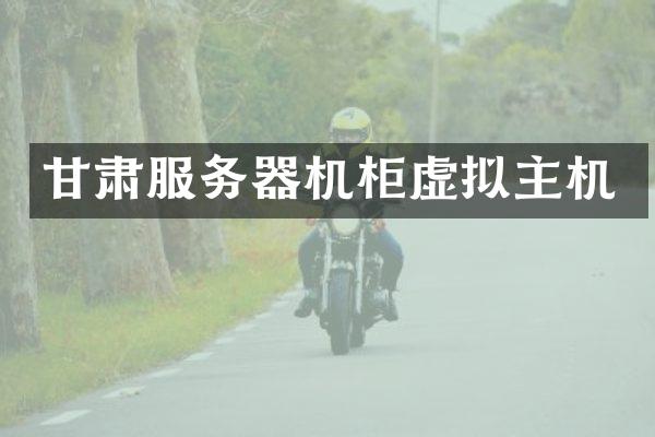 甘肃服务器机柜虚拟主机