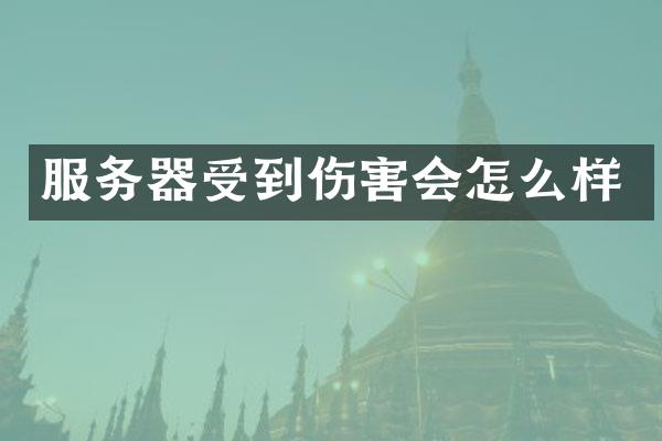 服务器受到伤害会怎么样