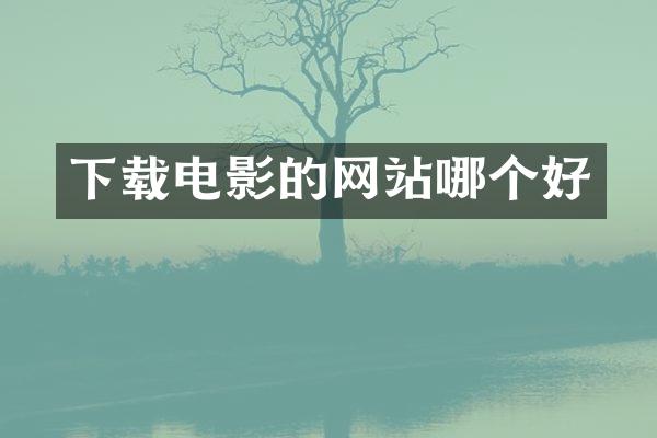下载电影的网站哪个好