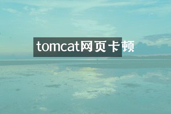 tomcat网页卡顿