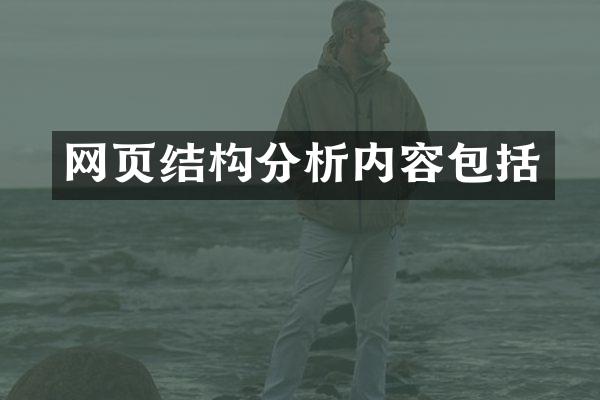 网页结构分析内容包括