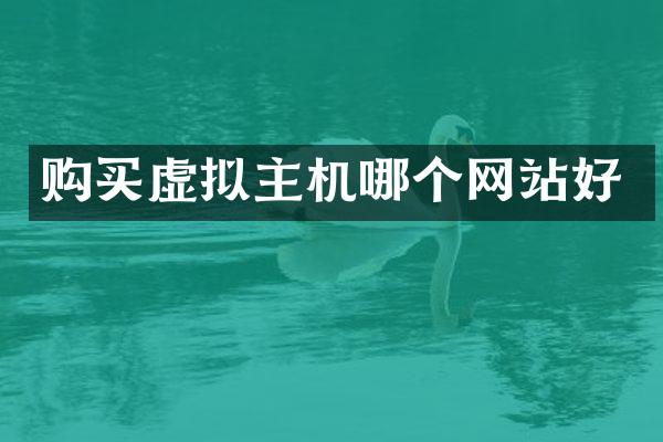 购买虚拟主机哪个网站好