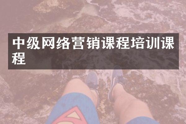 中级网络营销课程培训课程