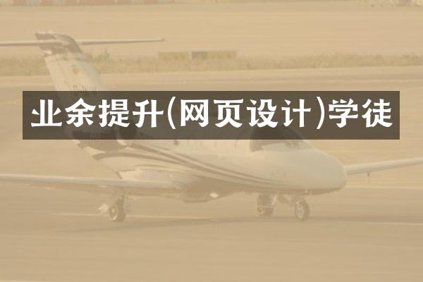 业余提升(网页设计)学徒