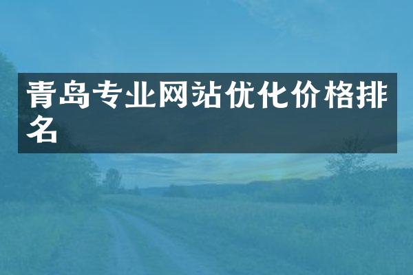青岛专业网站优化价格排名