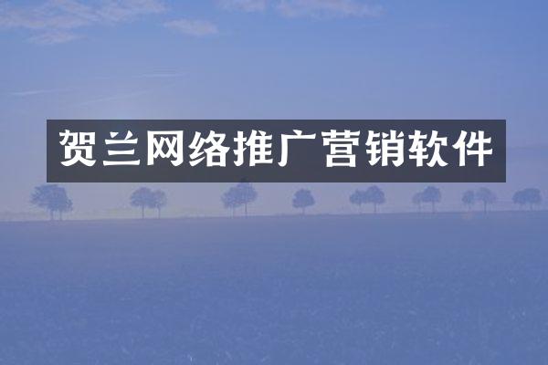 贺兰网络推广营销软件