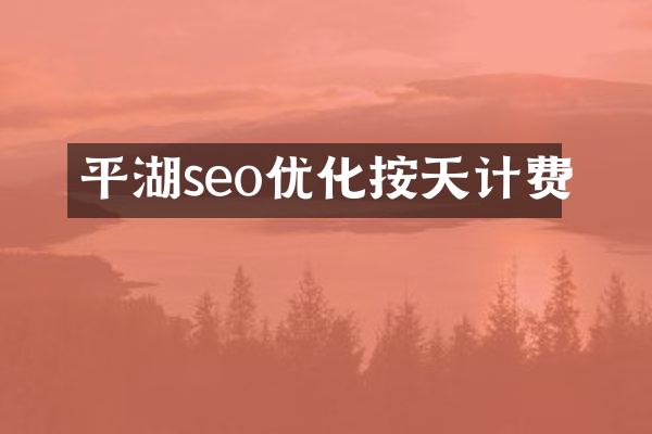 平湖seo优化按天计费