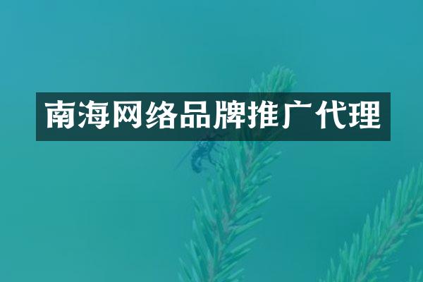 南海网络品牌推广代理