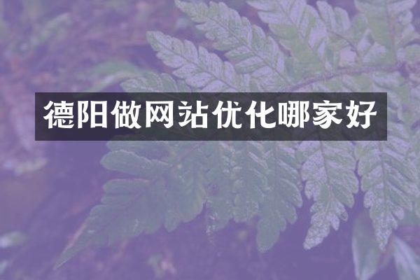 德阳做网站优化哪家好