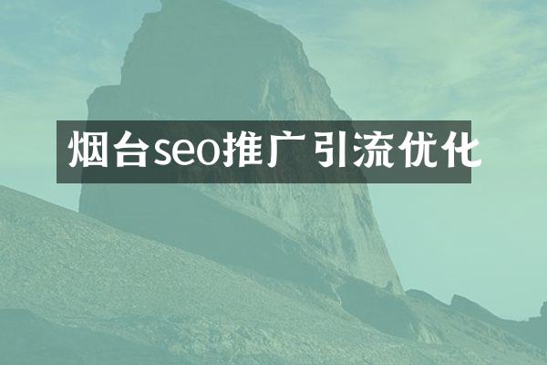 烟台seo推广引流优化