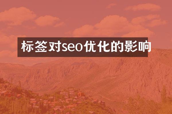 标签对seo优化的影响