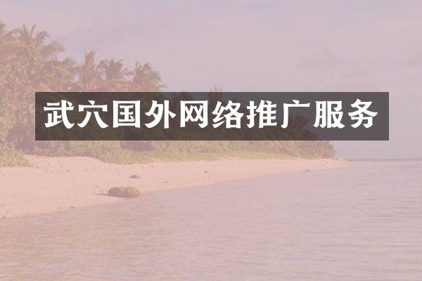 武穴国外网络推广服务