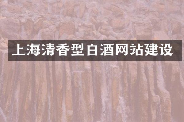 上海清香型白酒网站建设