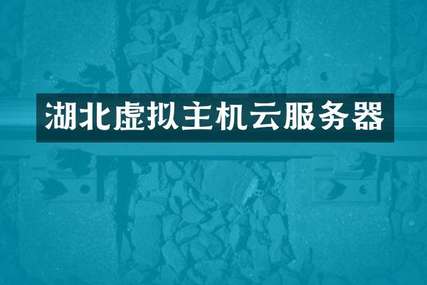 湖北虚拟主机云服务器
