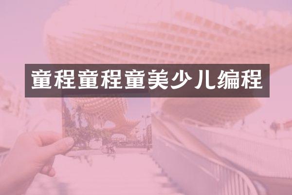 童程童程童美少儿编程