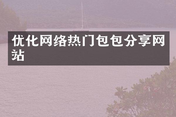 优化网络热门包包分享网站
