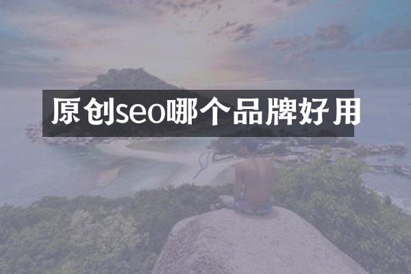 原创seo哪个品牌好用