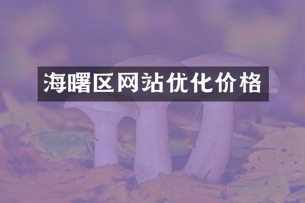 海曙区网站优化价格