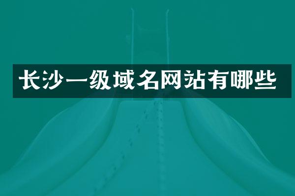 长沙一级域名网站有哪些