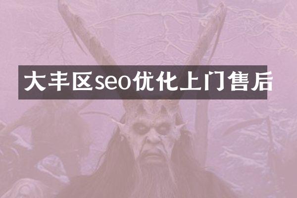 大丰区seo优化上门售后