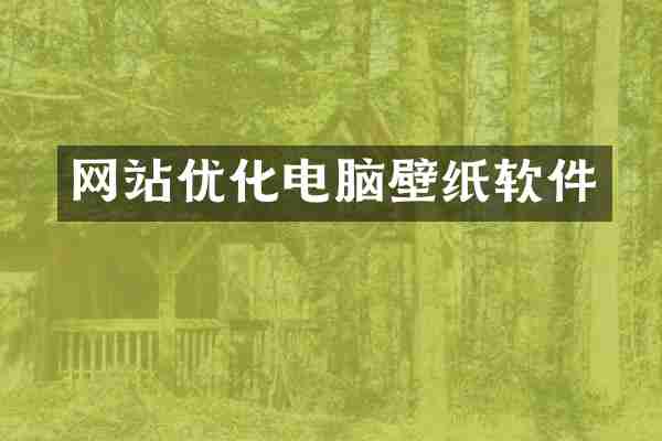网站优化电脑壁纸软件