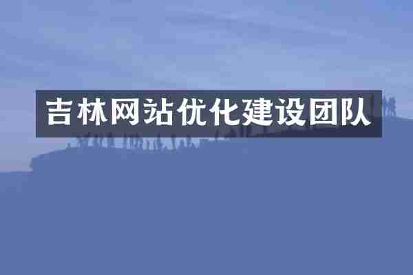 吉林网站优化建设团队