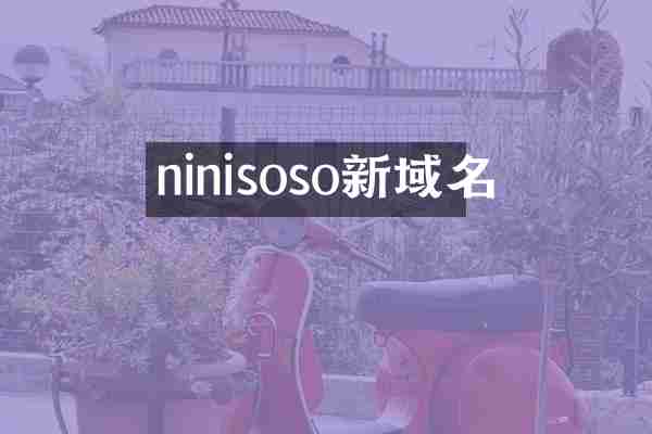 ninisoso新域名