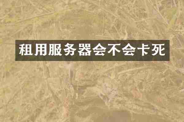 租用服务器会不会卡死