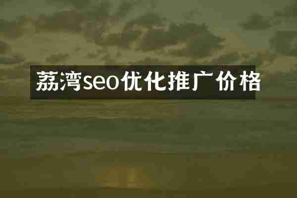荔湾seo优化推广价格