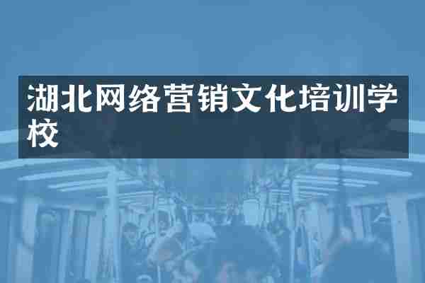 湖北网络营销文化培训学校