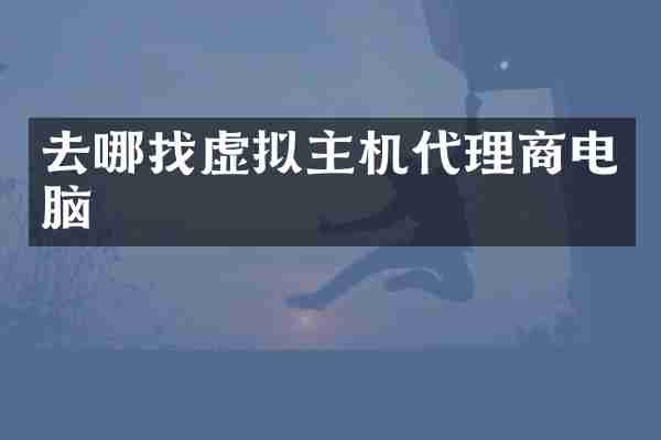 去哪找虚拟主机代理商电脑