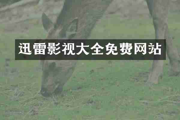 迅雷影视大全免费网站