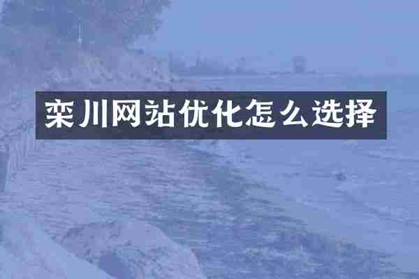 栾川网站优化怎么选择