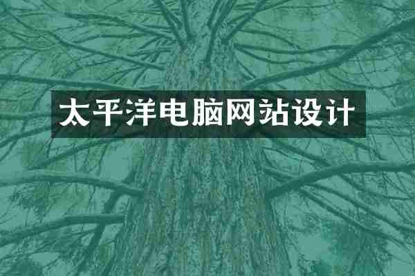 太平洋电脑网站设计