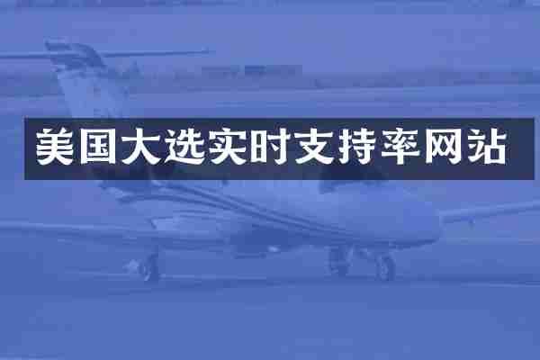 美国大选实时支持率网站