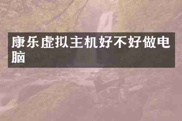 康乐虚拟主机好不好做电脑