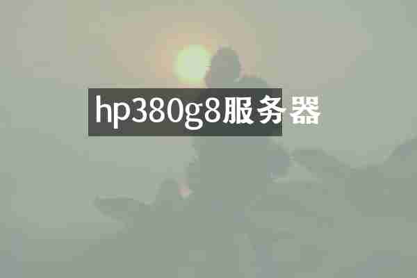 hp380g8服务器