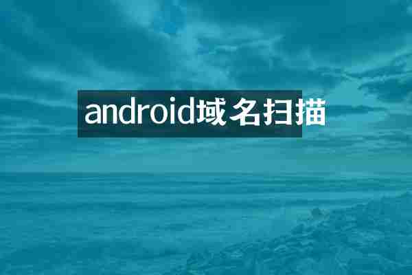 android域名扫描