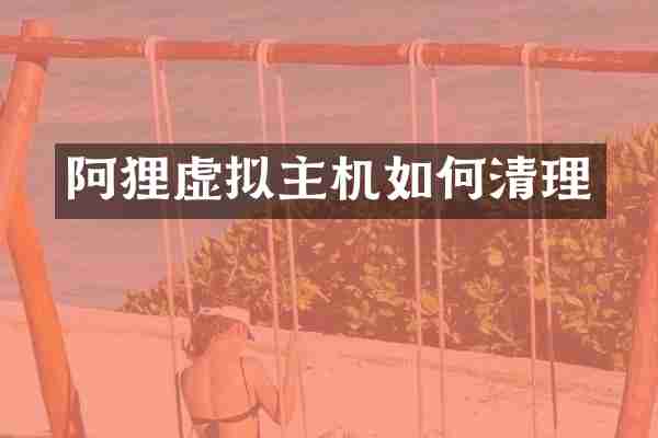 阿狸虚拟主机如何清理