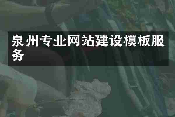 泉州专业网站建设模板服务