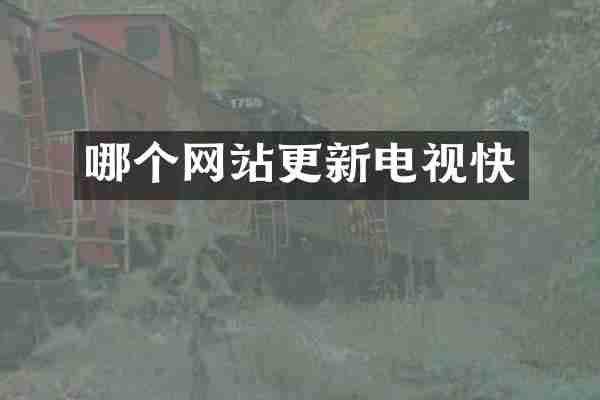 哪个网站更新电视快
